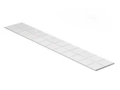 Concrete Base 4m x 24m Low-poly 3D model