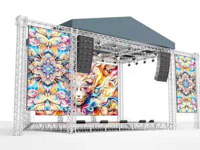 Concert Stage 04 3D model