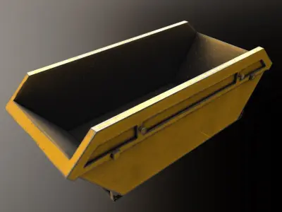 Dumpster or Skip Low-poly 3D model