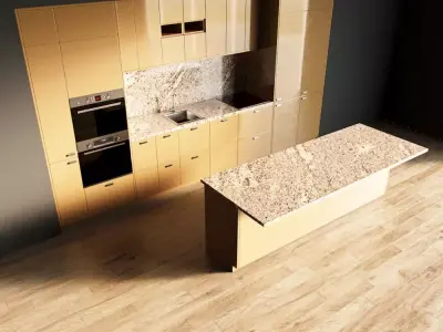 56-Kitchen8 glossy 5 3D model