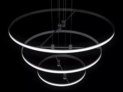 Modern Chandelier 3D model