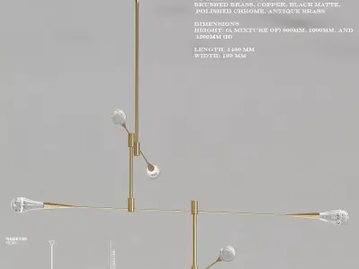 TEARDROP pendant light 3D model