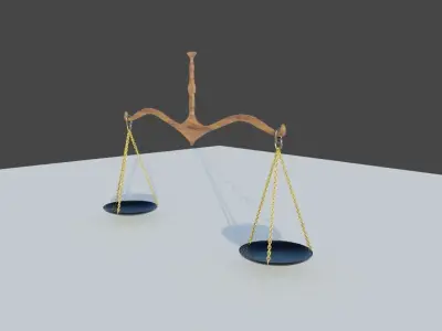 balance for law Free 3D model