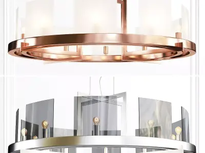 KEBO PINK CHANDELIER 2 3D model