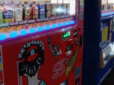 vending machines japanese Low-poly 3D model