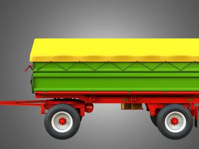 Fortschritt HW-80 Trailer 3D model
