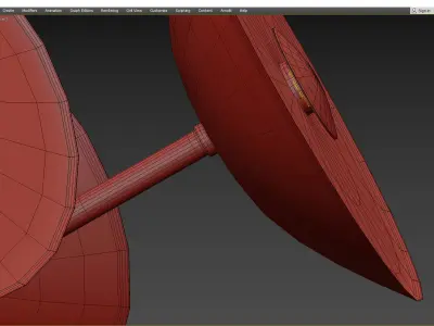 DOT PENDANT Low-poly 3D model