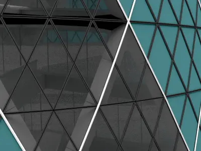 gherkin tower 3D model