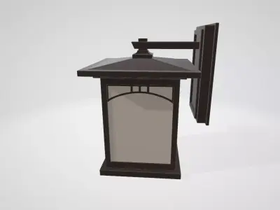 Progress Lighting Residence Outdoor Wall Sconce with 1 Light Low-poly 3D model