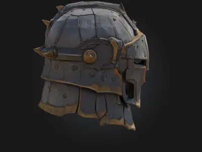 3D Model of a Mighty Protectors Helm 3D model
