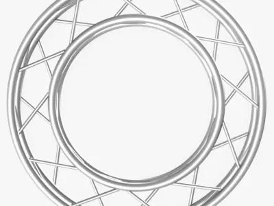 Circle Square Truss - Full diameter 150cm Free 3D model