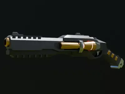 Astra 7 Blaster Gun Model 3D model