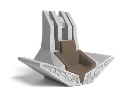 Bo-Katans Throne small 1-18 scale 3D print model