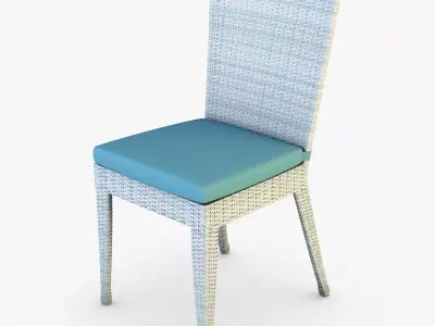 Rexus chair white v 1 3D model