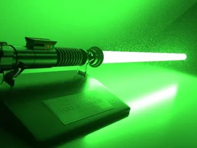 Luke Skywalker Lightsaber Return Of The Jedi Low-poly 3D model
