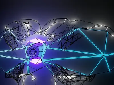 Sci-Fi Scanner Drone 3D model