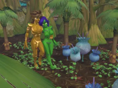 Acheron Goblin Nude Low-poly 3D model