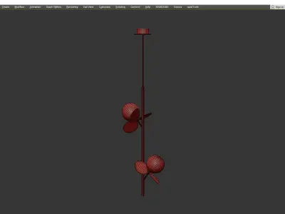 Matisse Pendant Double Low-poly 3D model