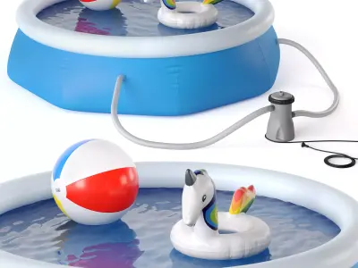 Inflatable Pool Bestway  3D model