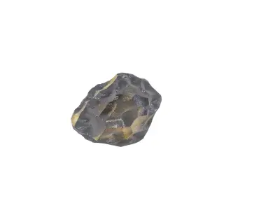 Procedural Low Poly Crystal Set Low-poly 3D model