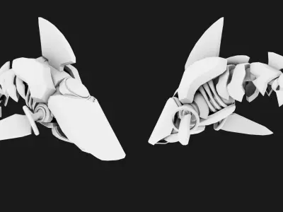 Robot Shark 3D model