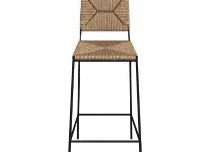 Campagne Counter Bar Height Stool by Design Freres 3D model