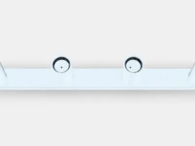 NYMANE Ceiling spotlight with 4 spots Low-poly 3D model