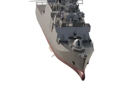EUROPEAN NAVY CORVETTE 3D model