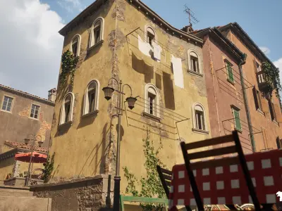 Italian Alley Environment Low-poly 3D model
