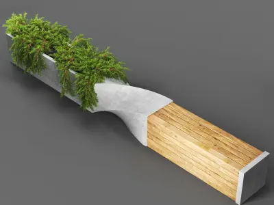 bench854 v2 3D model