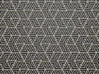 Geometric Triangular White and Black Wood Inlay PBR Texture