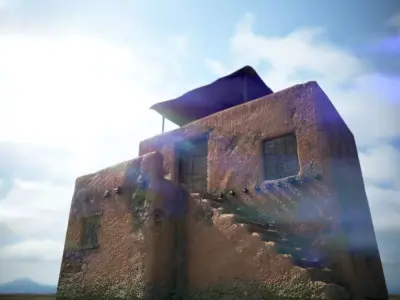 Old House-PBR Low-poly 3D model