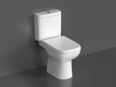 WC44 Toilet 3D model