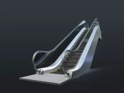 Easy Escalator Pro 3dsmax mcg  3D model