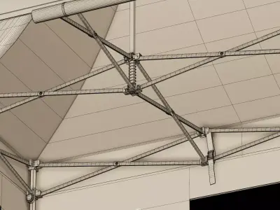 Canopy Garden Party Tent 3D model