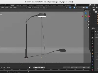 Street Light  3D model purchase