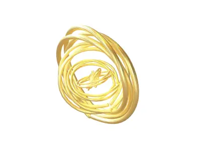 Abstract Shape v8 001 Low-poly 3D model