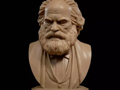 Karl Marx Bust  3D print model