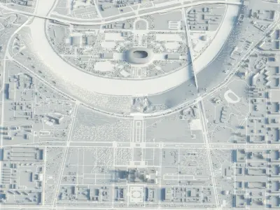 Moscow City 3D model