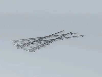 Eco Rail Dirty Yard X-Over Old Steam Days Free 3D model