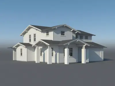 Generic House 006 3D model