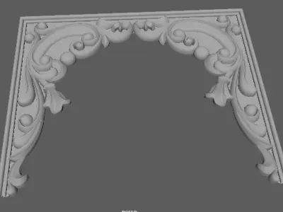 dekor ornament 3D model 148