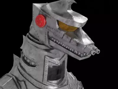 Mechagodzilla Classic Toho Low-poly 3D model