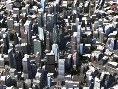Real Time City 14 3D model