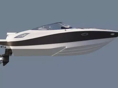Sea Boat 24 Feet 3D model