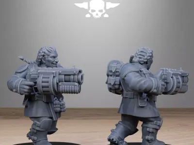 FreeGuard Mutant Sisters 3D print model