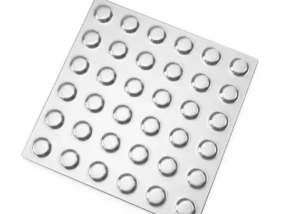 Tactile Pavement Dotted Metal 3D model