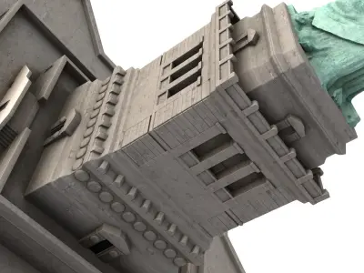 Statue Of Liberty 3D model