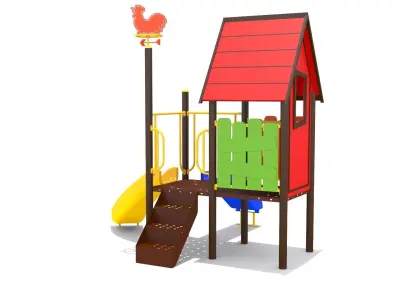 Kids Playground Low-poly 3D model buy
