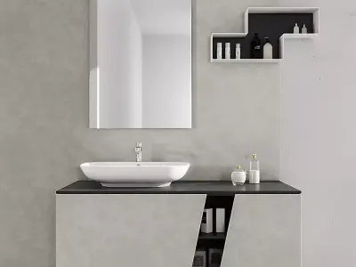 Bathroom furniture set Arcom eLy 2  3D model